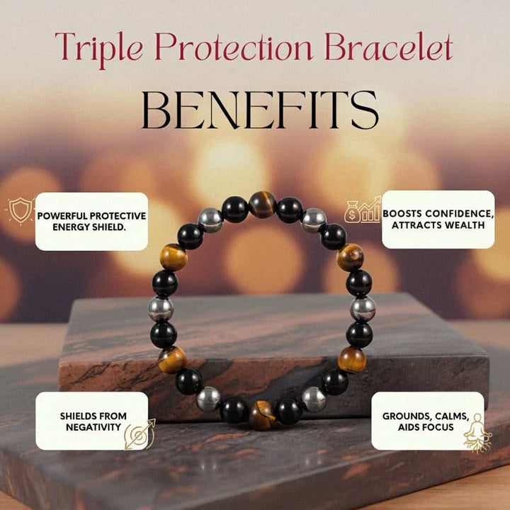 Triple protection bracelets benefit